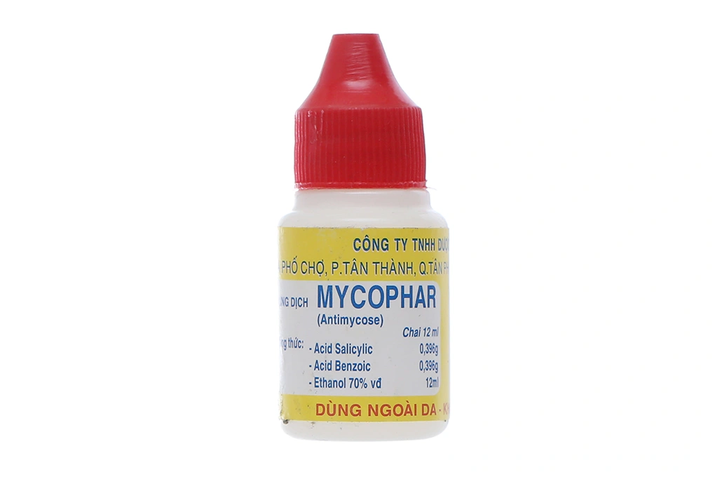 Dung dịch bôi Mycophar trị nấm da chai 12ml - 4