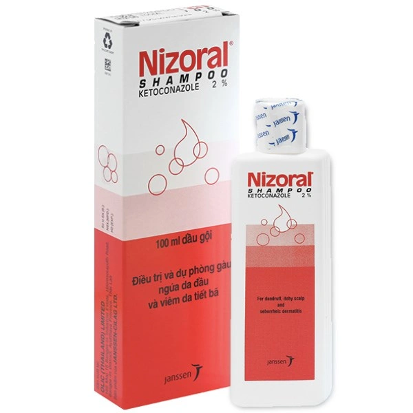 Dầu gội Nizoral phòng và trị gàu, nấm da đầu, viêm tiết bã nhờn