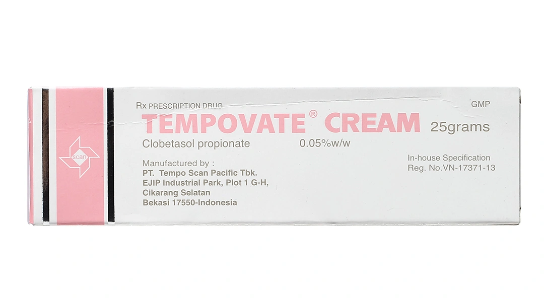 Kem bôi Tempovate Cream 0.05% trị chàm, vảy nến tuýp 25g - 3