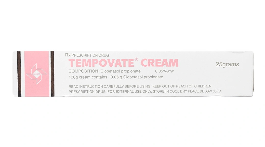Kem bôi Tempovate Cream 0.05% trị chàm, vảy nến tuýp 25g - 4