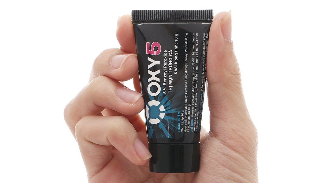 Kem bôi Oxy 5 hỗ trợ điều trị mụn bọc, mụn trứng cá tuýp 10g - 8