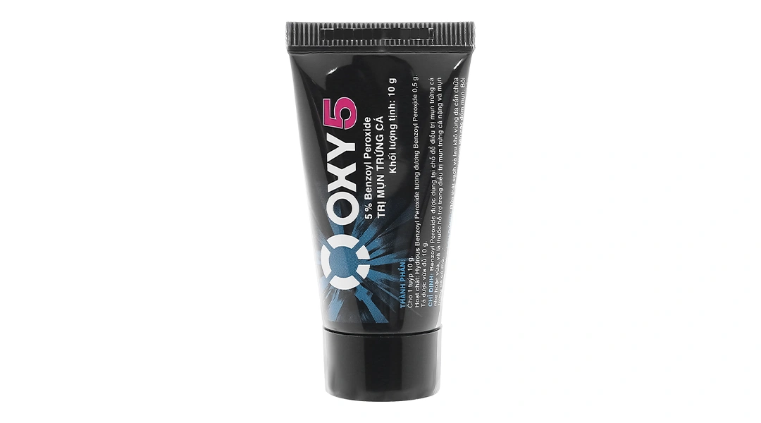 Kem bôi Oxy 5 hỗ trợ điều trị mụn bọc, mụn trứng cá tuýp 10g - 6