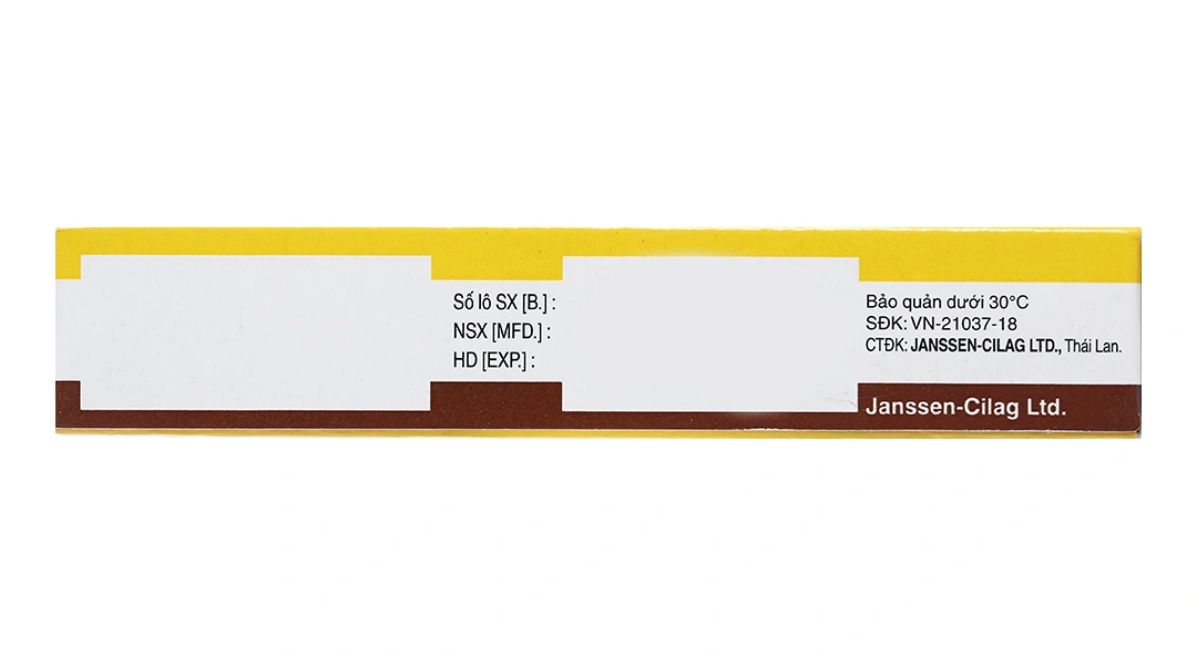 Kem bôi Nizoral Cream trị nhiễm nấm ngoài da, viêm da tiết bã tuýp 5g - 4