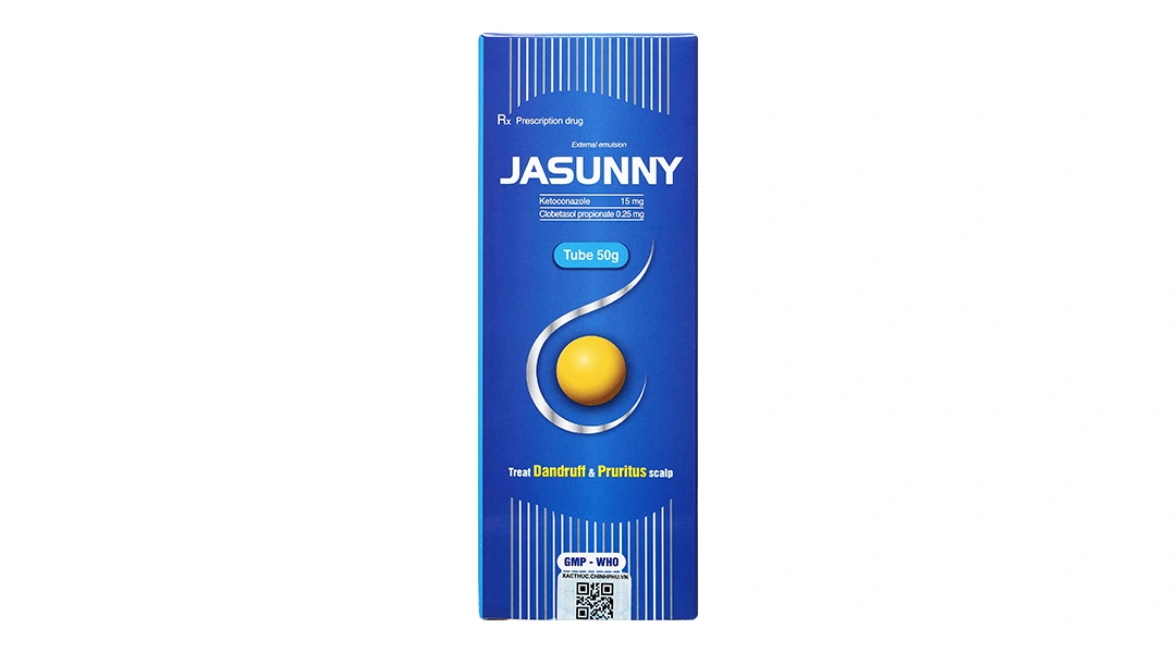 Nhũ tương dùng ngoài Jasunny trị gàu, viêm da tiết bã nhờn tuýp 50g - 2