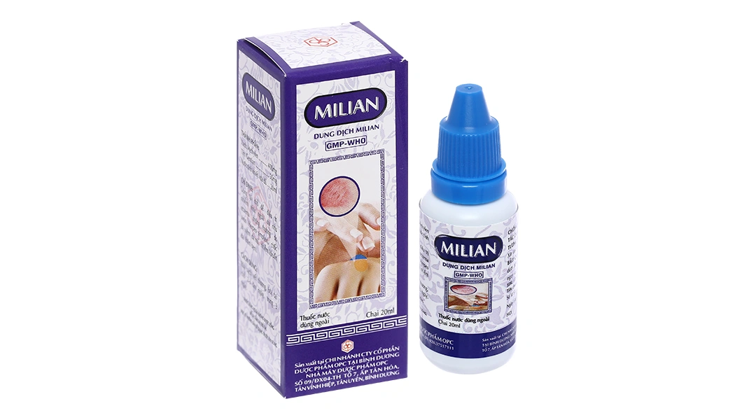 Dung dịch bôi Milian OPC trị nhiễm virus ngoài da, nhiễm khuẩn da chai 20ml - 