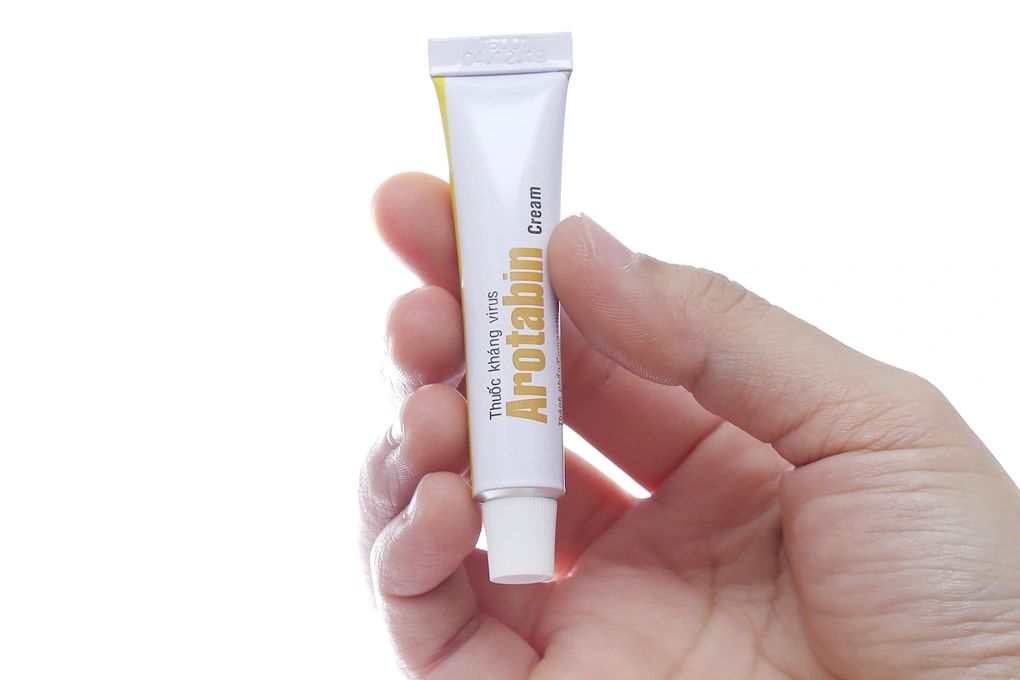 Kem bôi Arotabin trị nhiễm virus Herpes simplex da tuýp 5g - 2