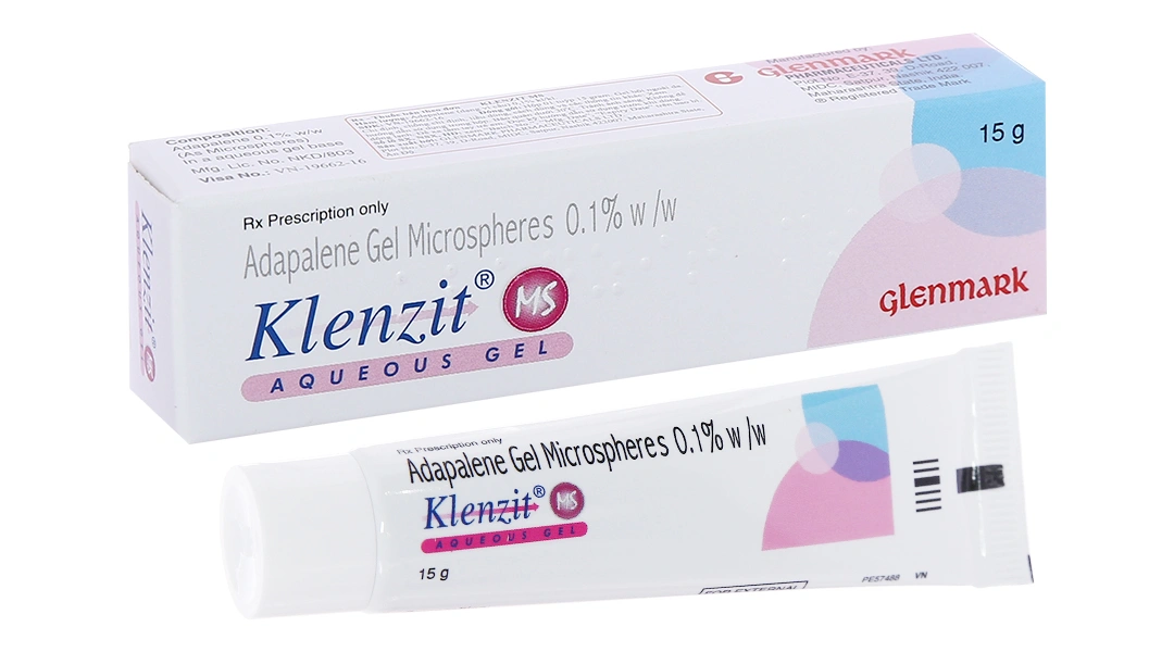 Kem bôi Klenzit MS 0.1% điều trị mụn trứng cá tuýp 15g - 