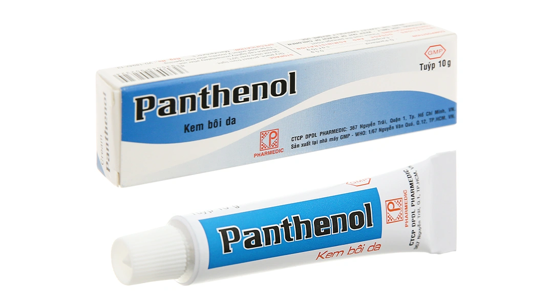 Kem bôi Panthenol Pharmedic phục hồi da bị tổn thương khi bị bỏng nhẹ tuýp 10g - 