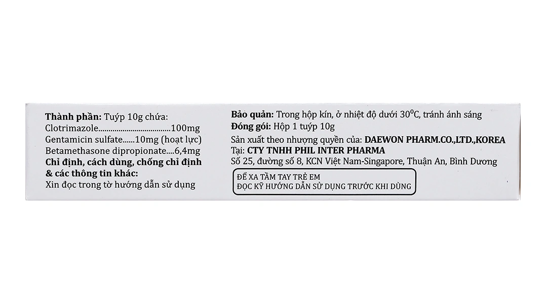 Kem bôi Philderma trị viêm da, nấm da tuýp 10g - 3