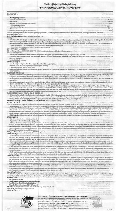 Kem bôi Shinpoong Gentri-sone trị viêm da dị ứng tuýp 20g - 6