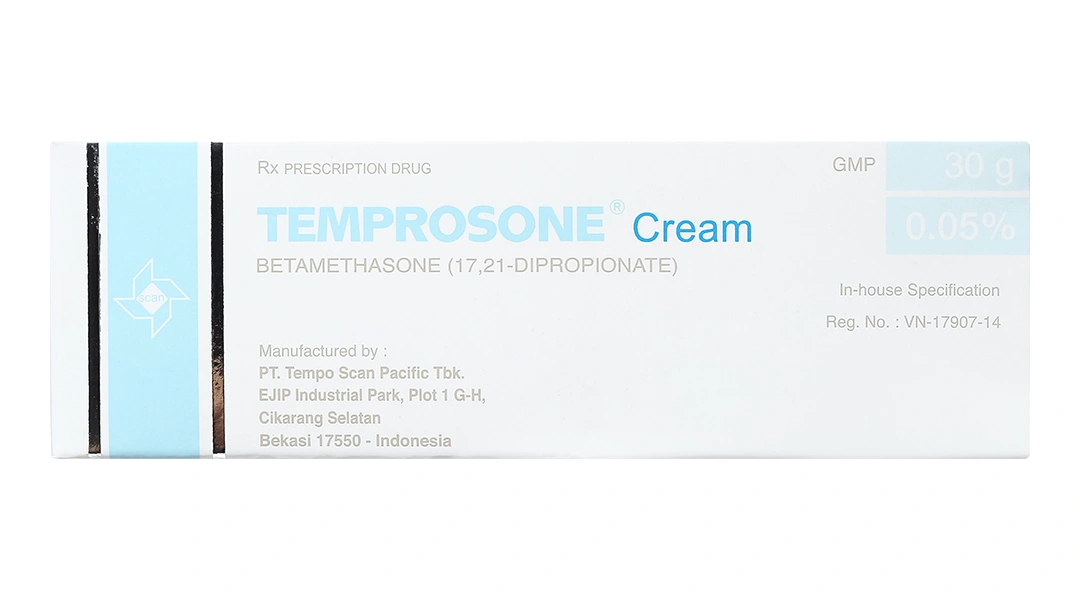 Kem bôi Temprosone Cream 0.05% trị viêm da tuýp 30g - 2