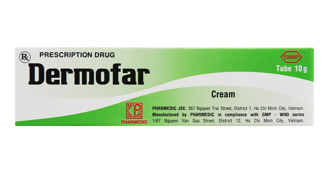 Kem bôi Dermofar trị viêm da tuýp 10g - 1