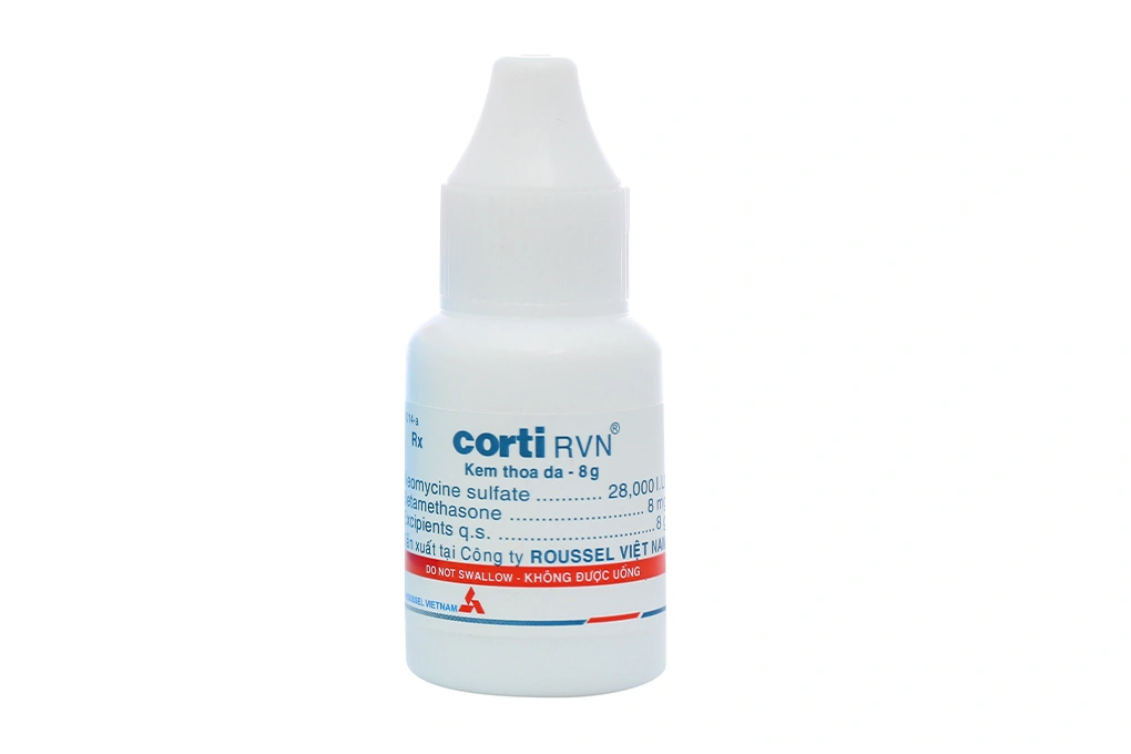 Kem bôi Corti RVN trị viêm da chai 8g - 3