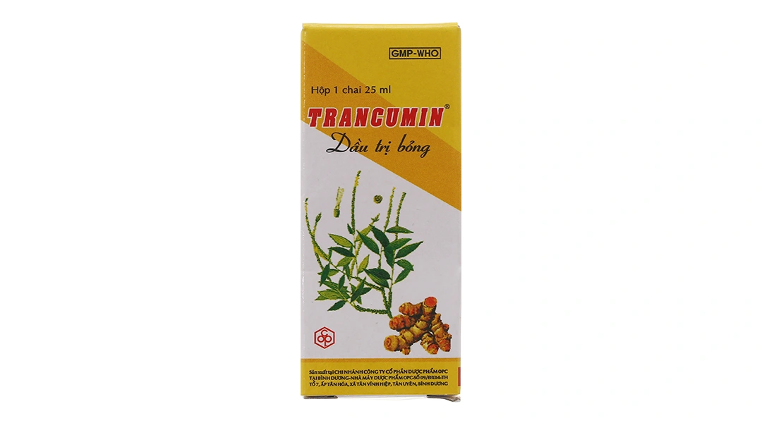 Dầu bôi Trancumin trị bỏng, mau lành vết thương chai 25ml - 1