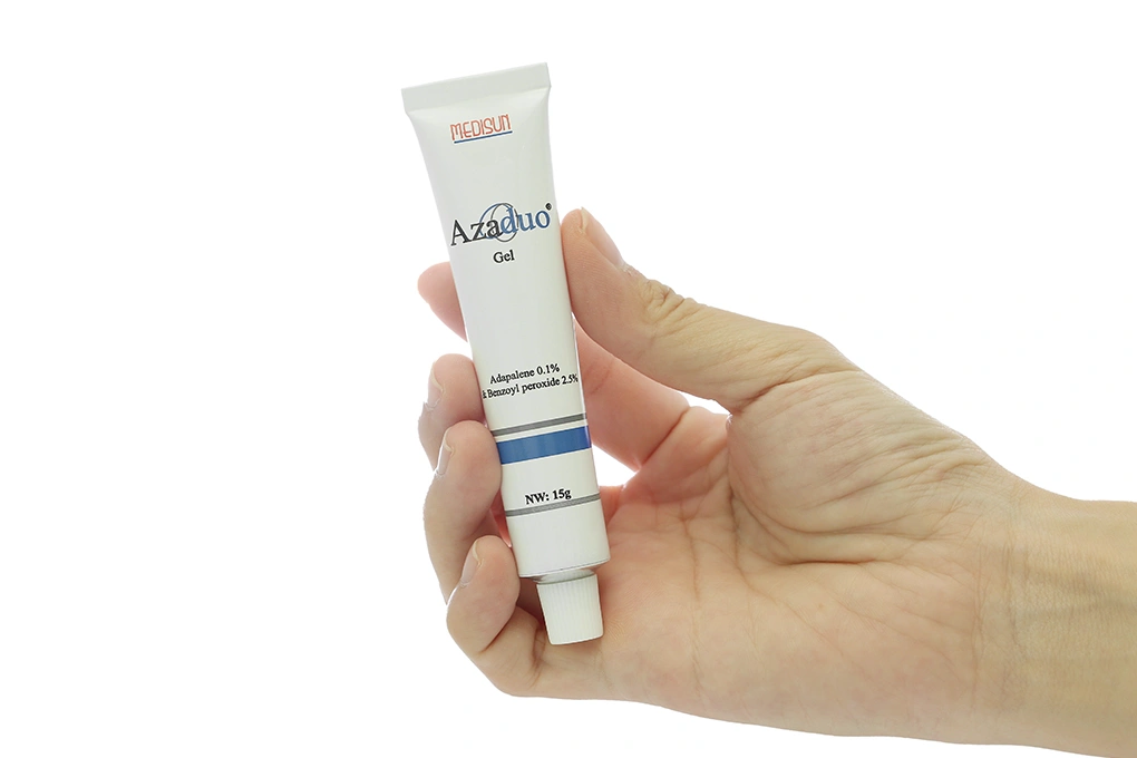 Azaduo Gel trị mụn trứng cá nhẹ đến vừa tuýp 15g - 2