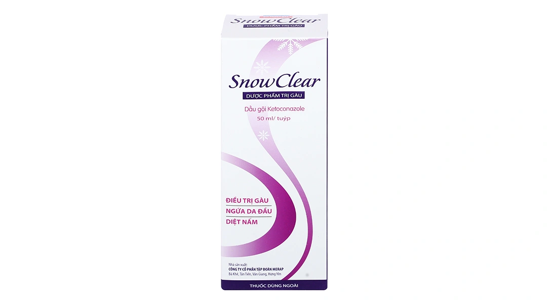 Dầu gội Snow Clear trị gàu, viêm da tiết bã nhờn tuýp 50ml - 1