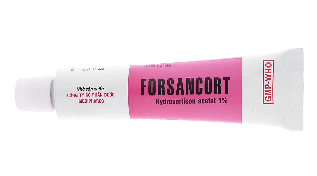 Kem bôi Forsancort trị các bệnh viêm da tiếp xúc tuýp 15g - 6