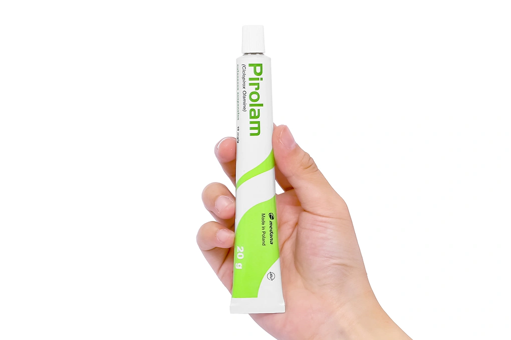 Hỗn dịch dùng ngoài Pirolam 10mg/g trị nấm da, móng tuýp 20g - 4