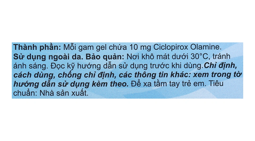 Gel bôi Pirolam 10mg/g trị nhiễm khuẩn, nấm da tuýp 20g - 5