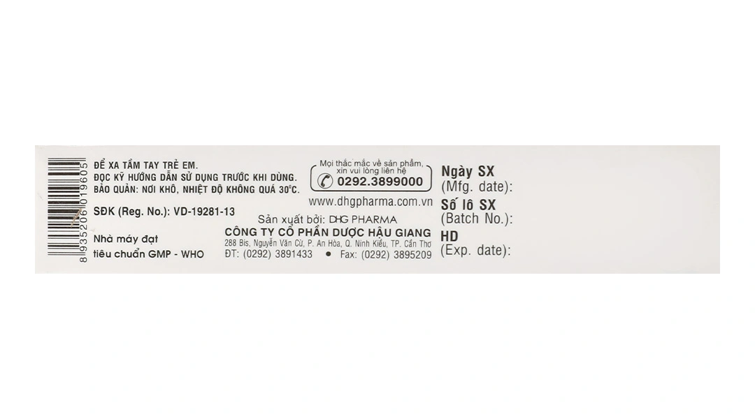 Kem bôi Medskin Clovir 5% trị nhiễm virus Herpes simplex da tuýp 5g - 5