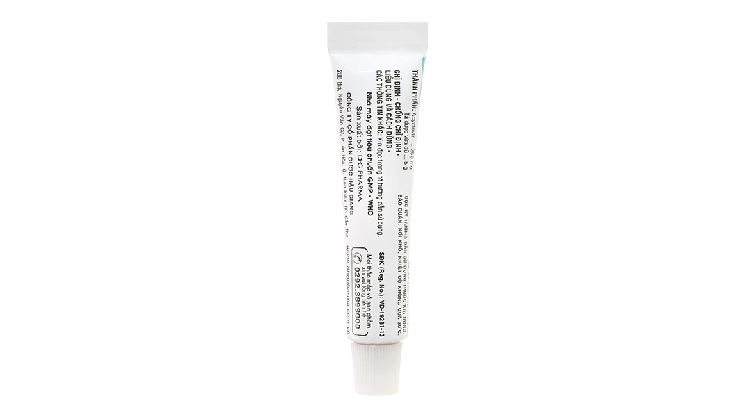 Kem bôi Medskin Clovir 5% trị nhiễm virus Herpes simplex da tuýp 5g - 7