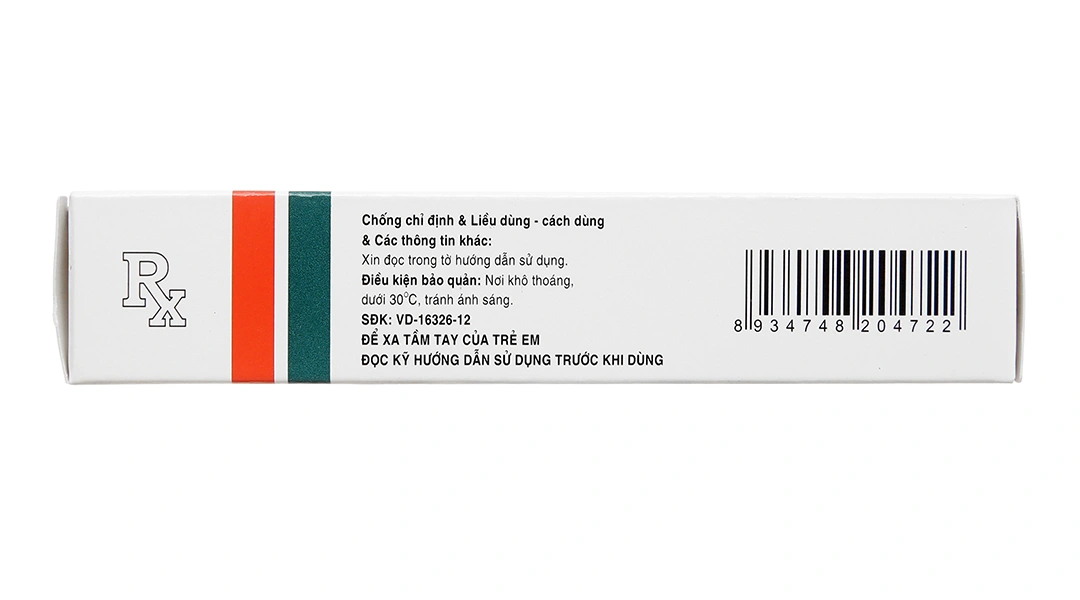Kem bôi Pesancidin 20mg/g trị nhiễm trùng da, nấm da tuýp 15g - 3