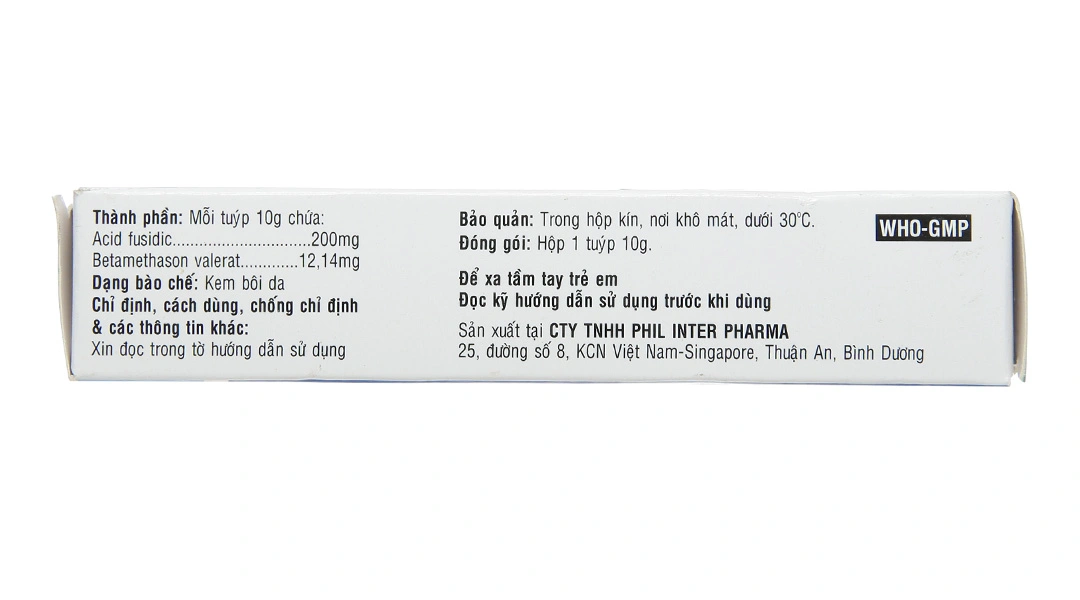 Kem bôi Fendexi Forte trị bệnh viêm da do nhiễm khuẩn tuýp 10g - 2