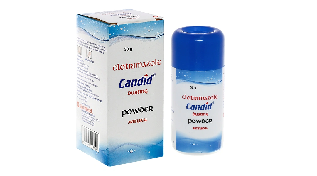 Thuốc bột dùng ngoài Candid trị nấm da lọ 30g - 