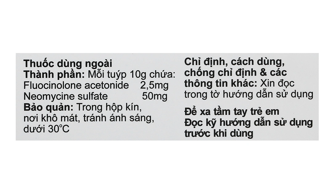 Kem bôi Genflu - N trị chàm dị ứng, vẩy nến, viêm da, lupus ban đỏ tuýp 10g - 6