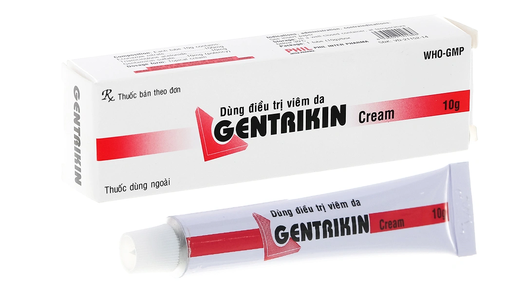 Gentrikin Cream trị nấm da tuýp 10g - 