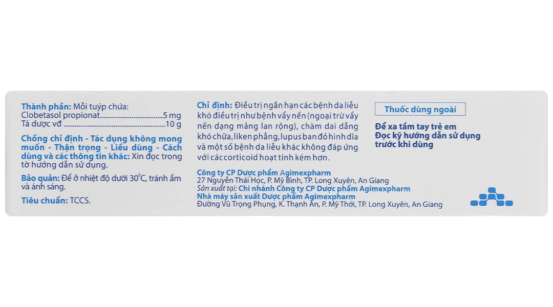 Kem bôi da β-sol điều trị ngắn hạn các bệnh da liễu khó điều trị tuýp 10g - 3
