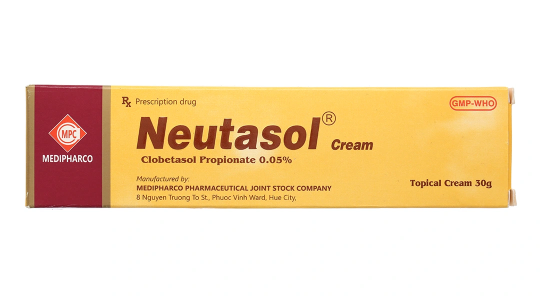 Neutasol Cream 0.05% trị chàm, vảy nến, viêm da tuýp 30g - 1