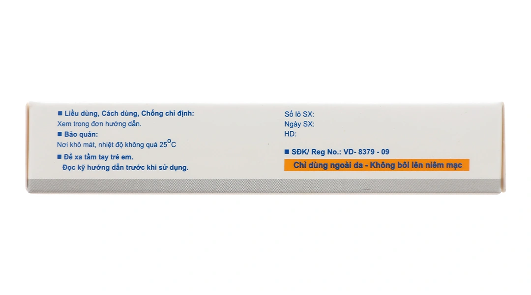 Kem bôi Dermacol-B trị nấm da tuýp 8g - 4