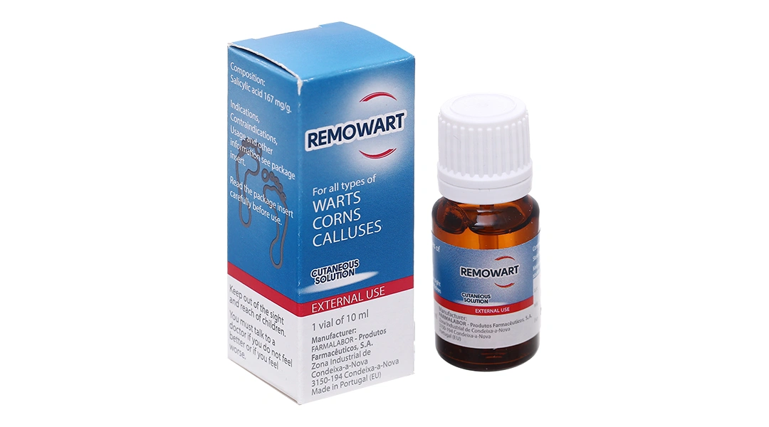 Dung dịch bôi Remowart trị mụn cóc chai 10ml - 