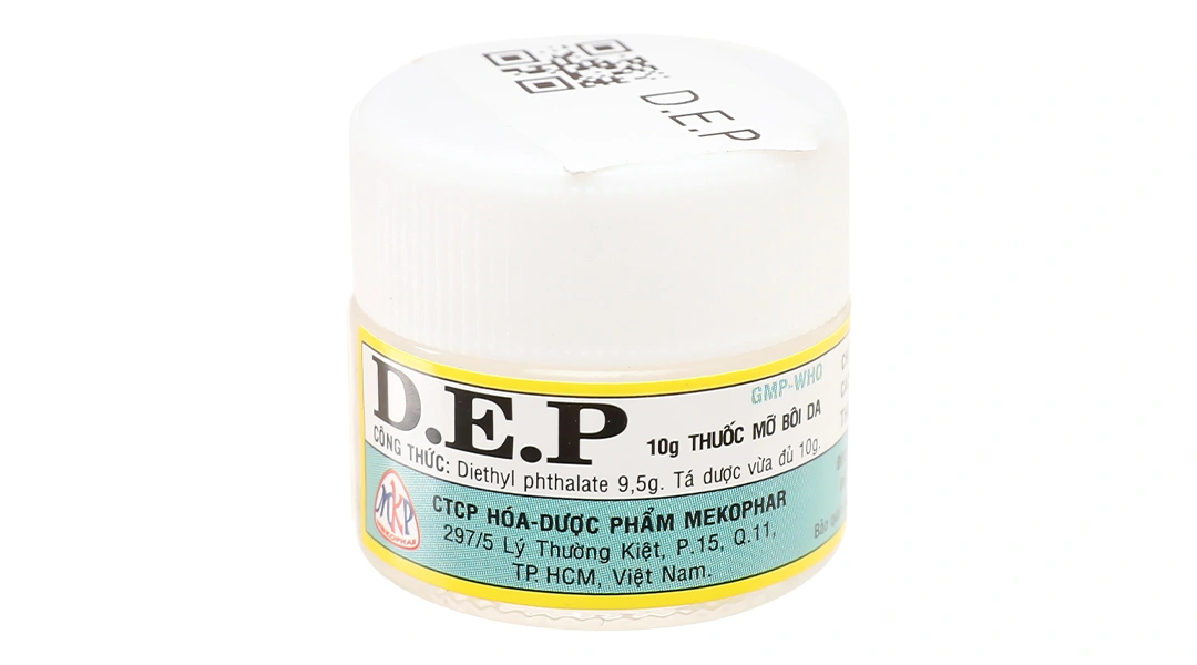 Thuốc mỡ D.E.P trị ghẻ ngứa, côn trùng đốt lọ 10g - 