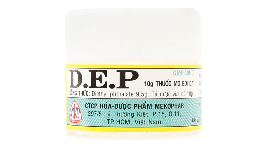 Thuốc mỡ D.E.P trị ghẻ ngứa, côn trùng đốt lọ 10g - 1
