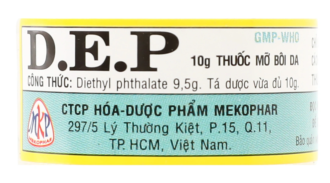 Thuốc mỡ D.E.P trị ghẻ ngứa, côn trùng đốt lọ 10g - 3