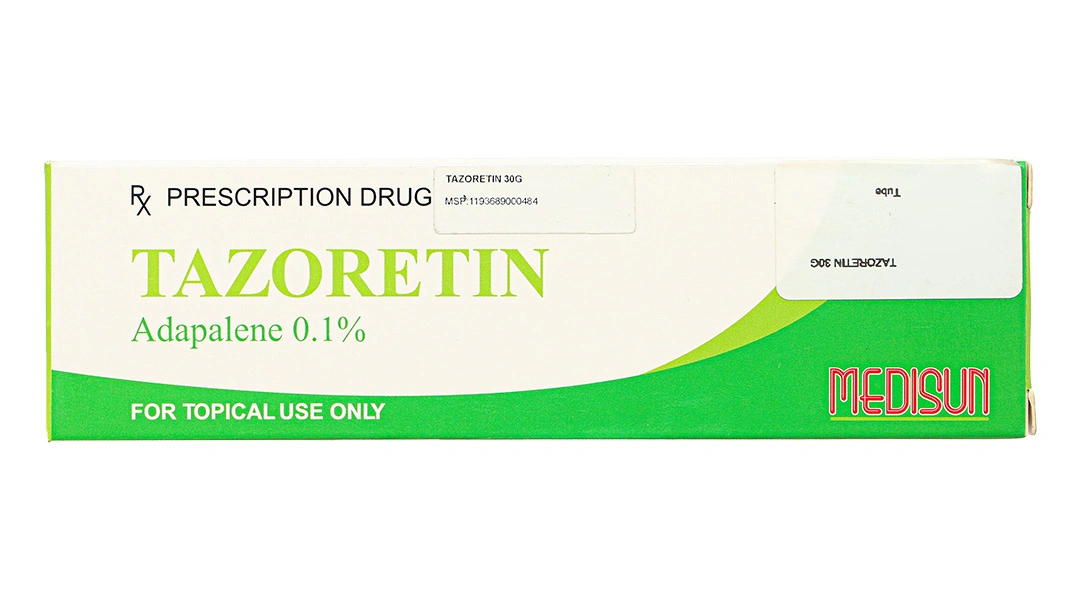 Gel bôi Tazoretin 0.1% trị mụn trứng cá tuýp 30g - 1