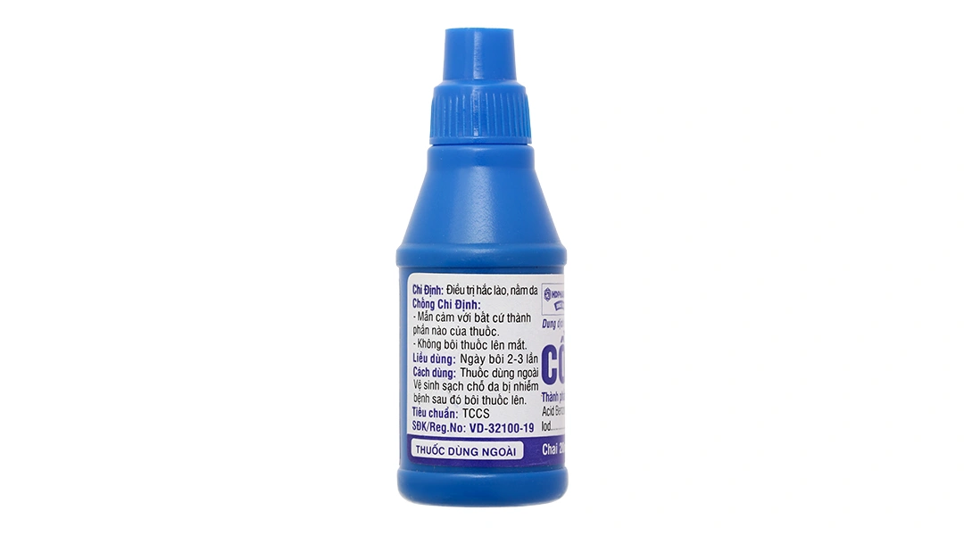 Cồn BSI HDpharma trị hắc lào, nấm da chai 20ml - 2