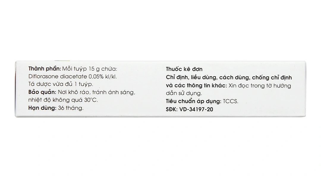 Thuốc mỡ bôi da Menzag 0.05% giảm viêm, giảm ngứa trong bệnh da liễu tuýp 15g - 3