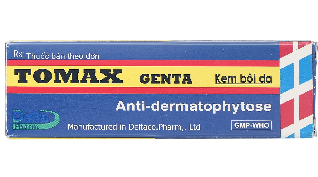 Kem bôi da Tomax Genta trị dị ứng da, nấm da tuýp 6g - 1