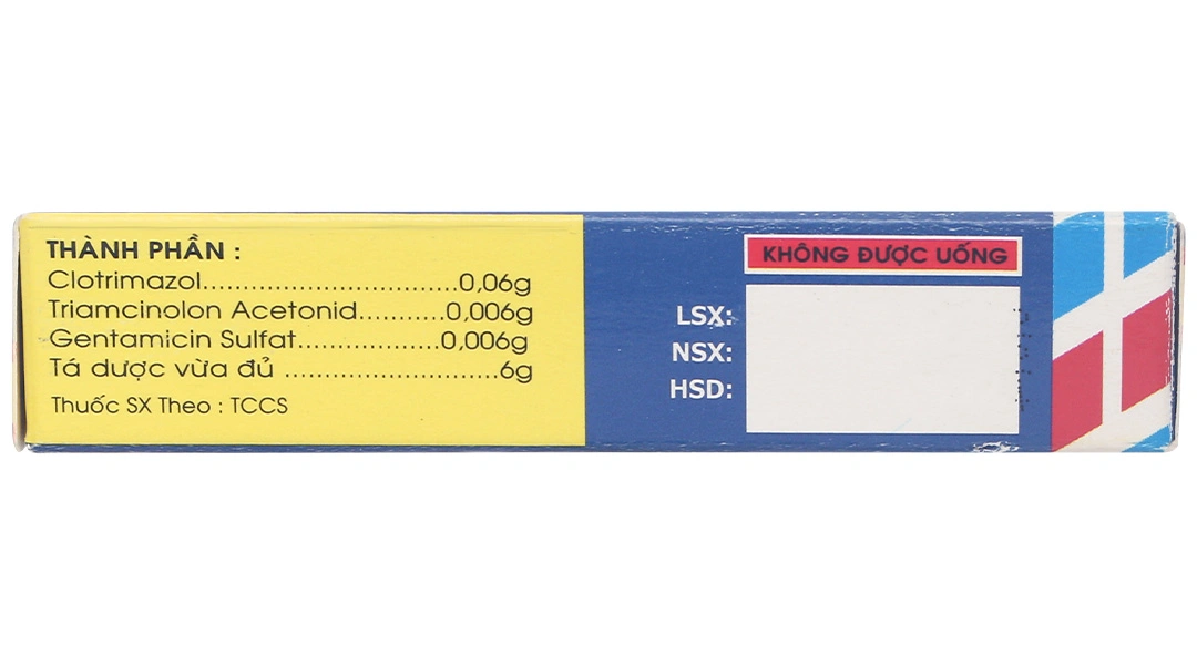 Kem bôi da Tomax Genta trị dị ứng da, nấm da tuýp 6g - 2