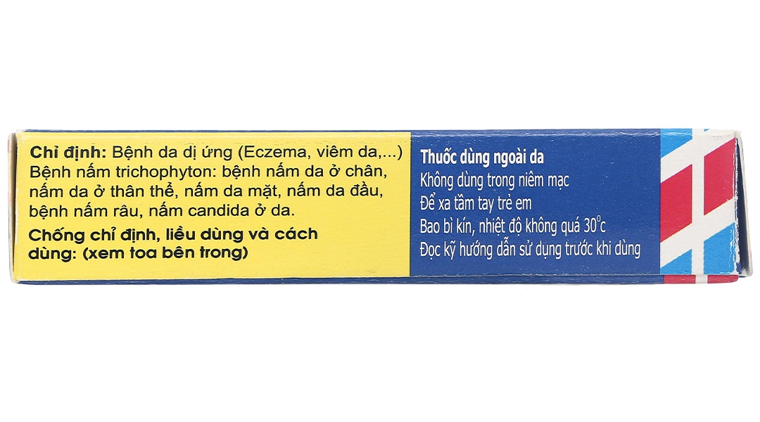 Kem bôi da Tomax Genta trị dị ứng da, nấm da tuýp 6g - 3