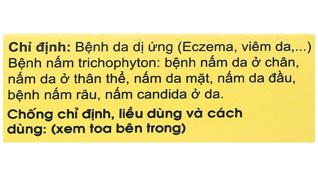Kem bôi da Tomax Genta trị dị ứng da, nấm da tuýp 6g - 5