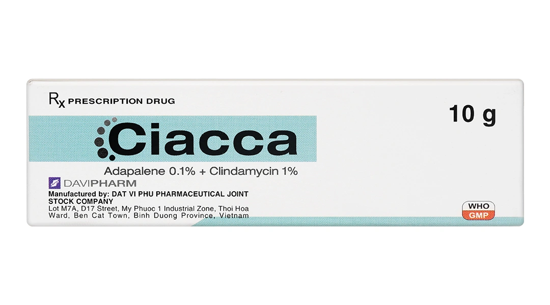 Gel bôi Ciacca trị mụn trứng cá tuýp 10g - 1