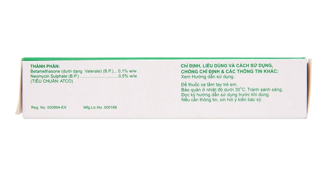 Thuốc mỡ Atcobeta-N trị viêm da, chàm tuýp 15g - 2