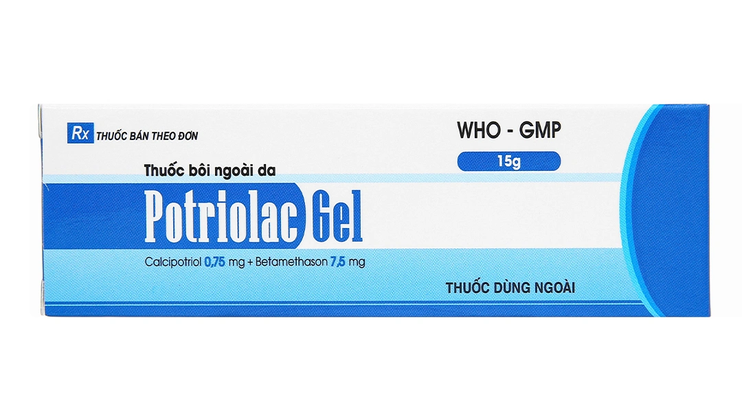 Potriolac Gel trị bệnh vảy nến tuýp 15g - 1