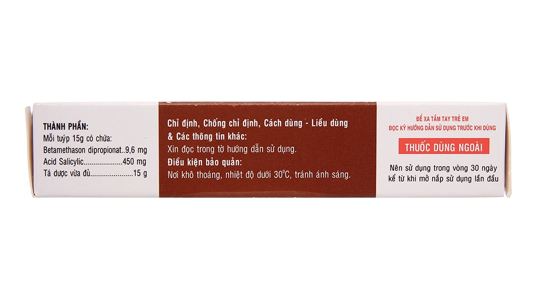 Thuốc mỡ Betasalic trị viêm da tuýp 15g - 3