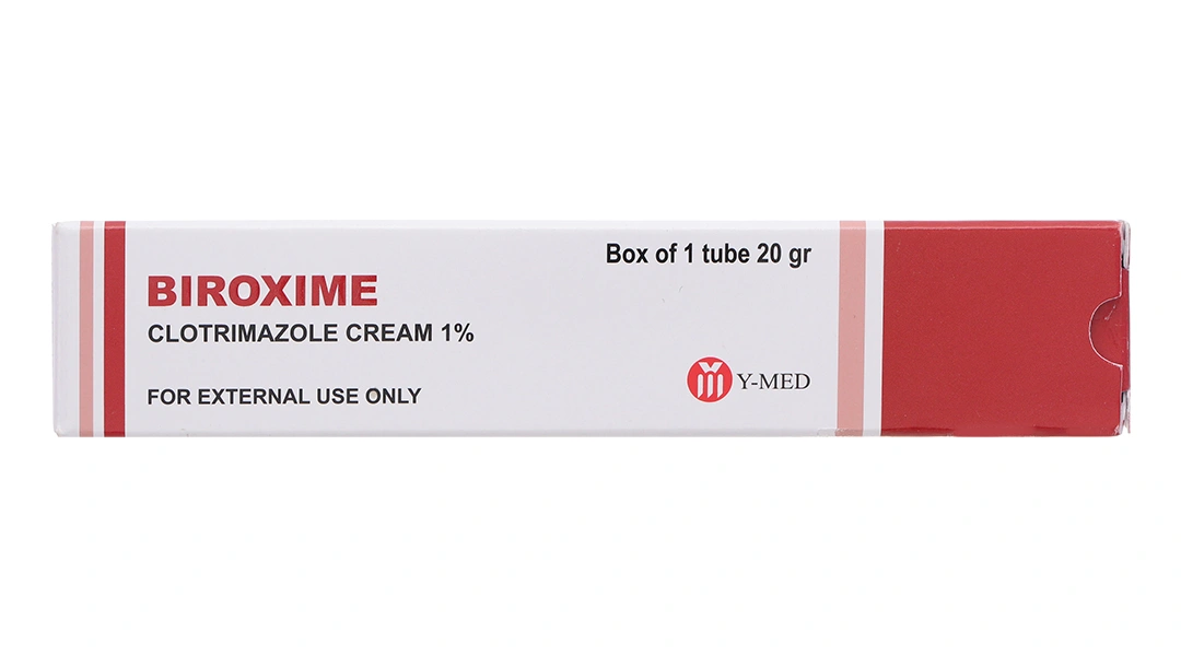 Kem bôi Biroxime 1% trị nấm da tuýp 20g - 1