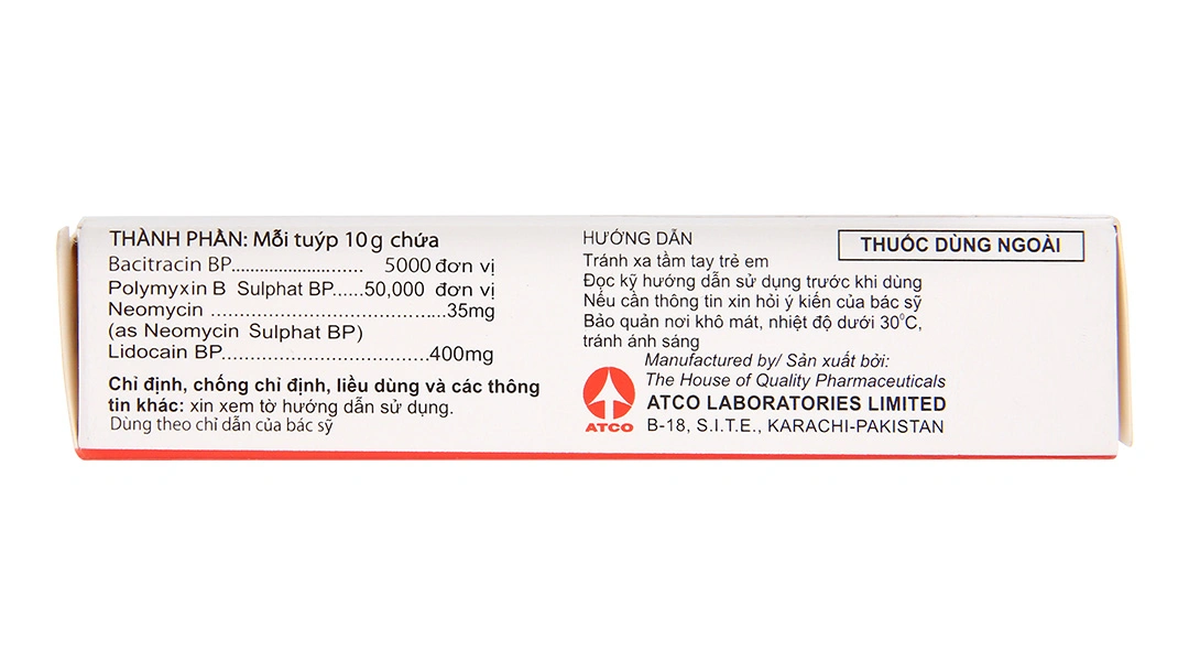 Thuốc mỡ Healift Skin trị nhiễm khuẩn da, giảm đau tuýp 10g - 2